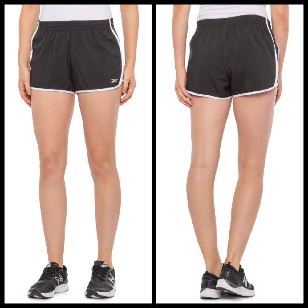 💕REEBOK💕 Game Time Shorts Built-In Brief ~ Black XL NWT